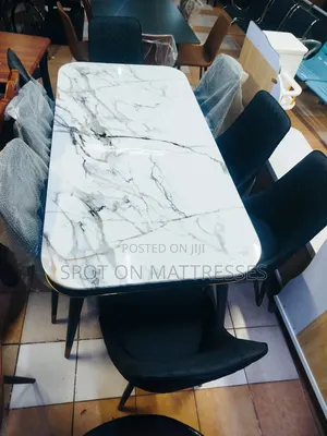 Search No More! 8-seater Dining Set With Marble Top Table