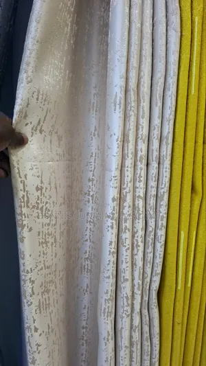 Off White With Gold Curtains