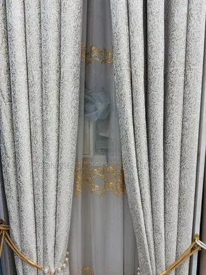 Off White With Gold Curtains