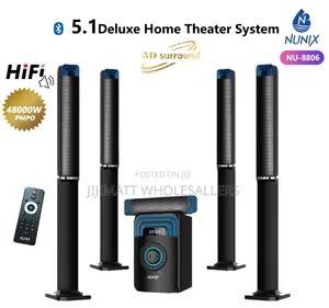 Nunix 5.1 Deluxe Home Theater System Super Music System-Nu -8806