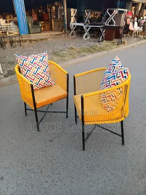 Balcony or Outdoor Chair, Mustard Yellow 