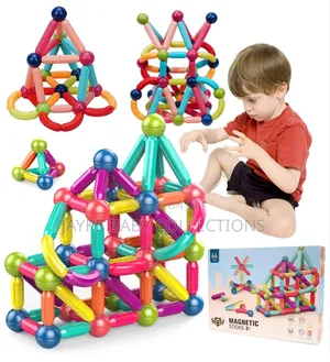 64pcs Magnetic Sticks Balls Building Set