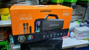Amaya Asp-150 Bluetooth Speaker 150w With Lights 2 Microphones