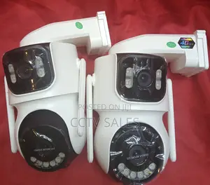 Two-Way Audio Icsee Solar Powered Wi-Fi Dual Lens Camera