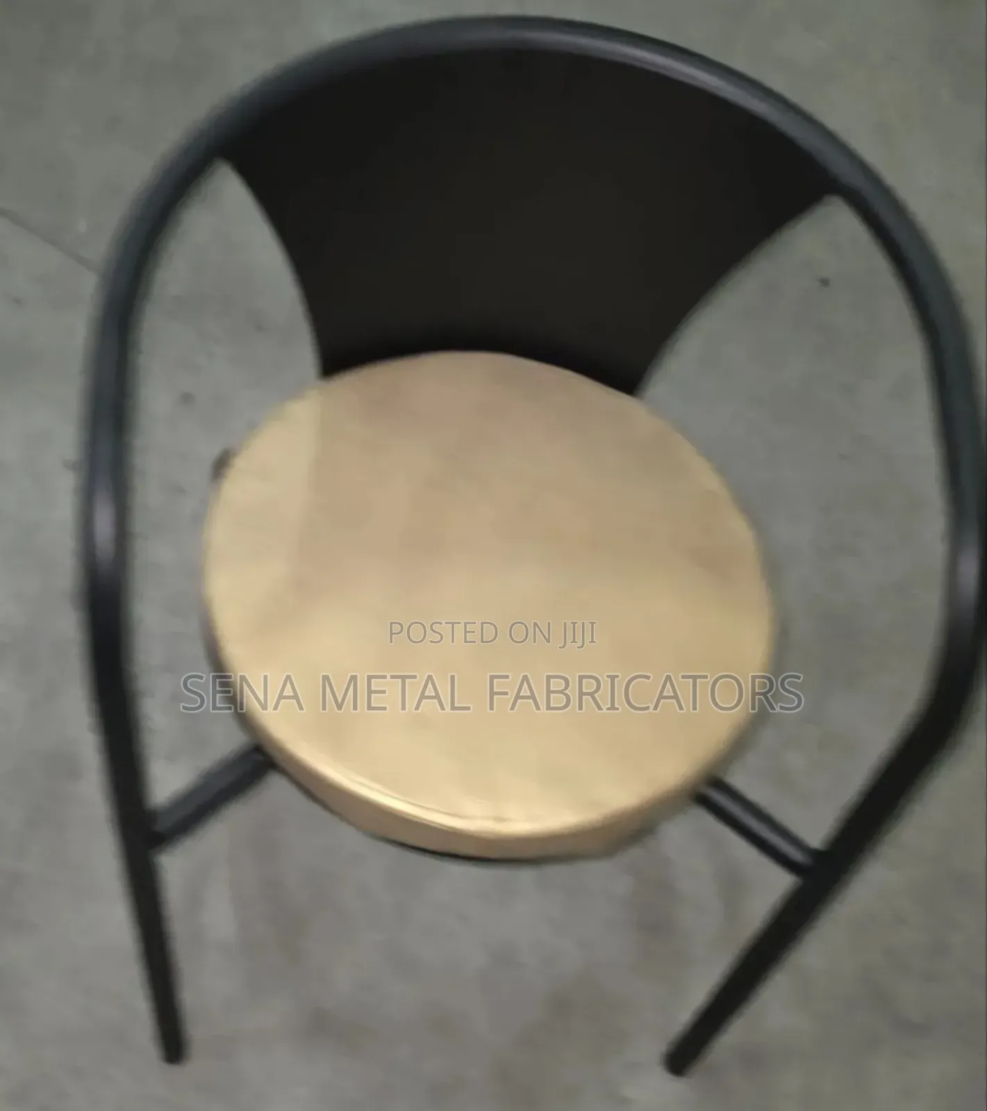 Metal Restaurant Chair With Powder Coating