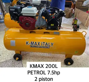 King Max Italy Petrol Air Compressor 200l 7.5hp 2 Piston