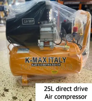 King Max Italy Electric Air Compressor 2hp 25l Direct Drive 8bar