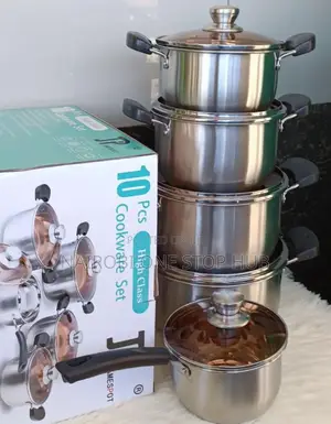 Heavy Duty Stainless Steel 10pcs Set