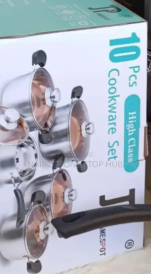 Jp Multi-Size Stainless Steel Cooking Pot With Glass Lids