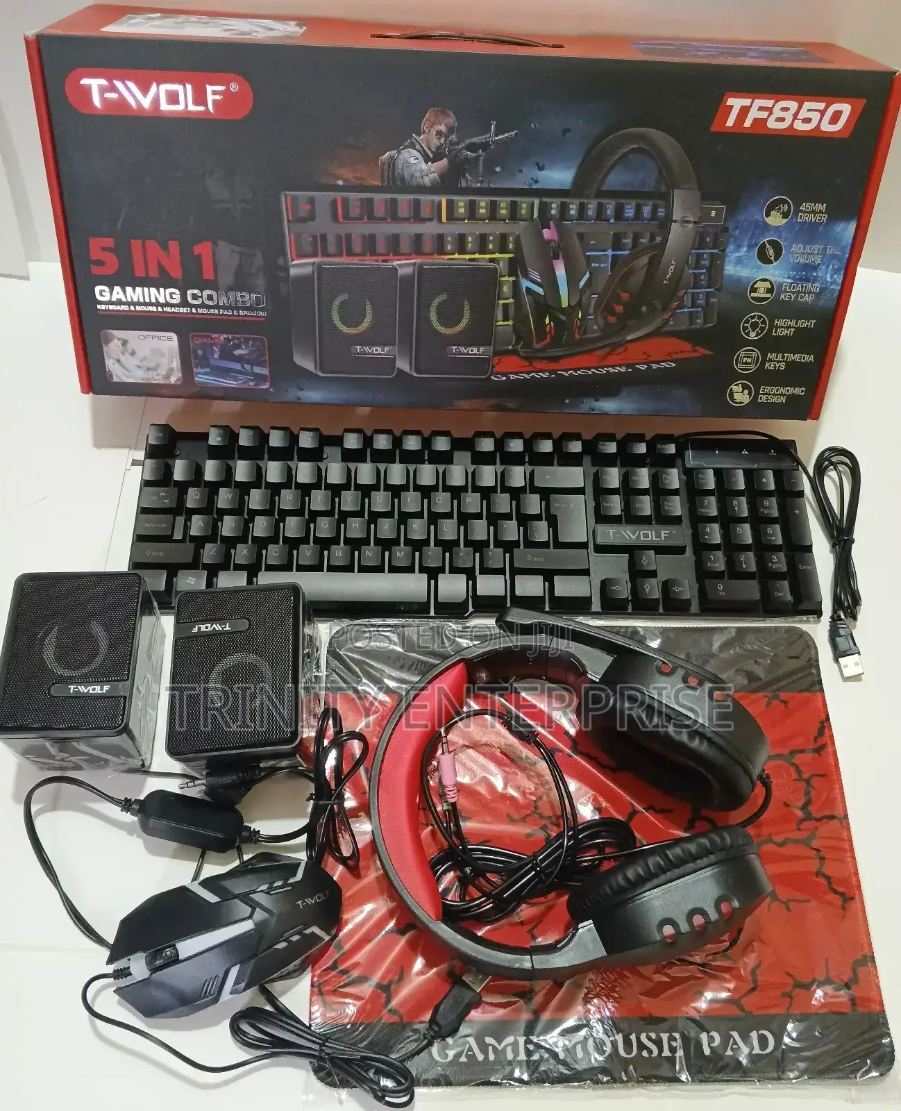 5 in 1 Twolf Mechanical Keyboard