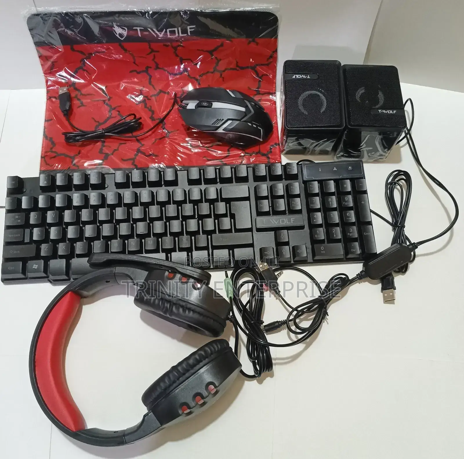 Twolf Tf850 Unvesrsal 5 in 1 Gift Laptop Gaming T Keyboard