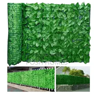 Premium Light Green Artificial Fence Rollable Privacy Fence