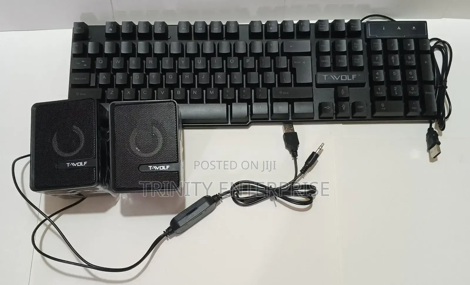 Twolf Tf850 5 in 1 Gaming Keyboard and Mouse Speaker Headphone