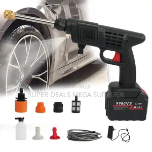 Rechargeable Portable Cordless Car Washer High Pressure Spray Gun