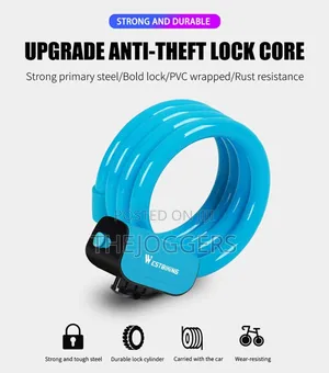 West Biking Security Mini Steel Spirals Cable 12cm Colorful Lock