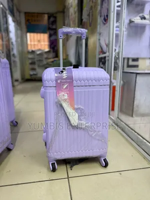 Small Purple Suitcase Height 50cm Rubber Unbreakable