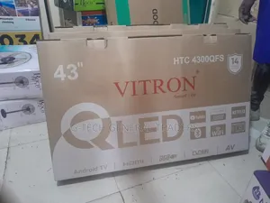 Vitron 43inch Qled Frameless 1080 Tv, Youtube, Netflix