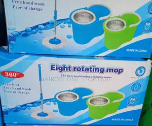 Hand Free Rotating Mop and Bucket Set