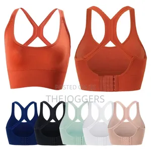 Adjustable Women's Shockproof Sports Bra: Hollow Breathable