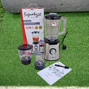 Signature 3 in 1 Multifunction Blender Grinder Chopper for Home Use