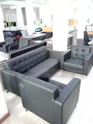 Classic 5-Seater Office Reception Set