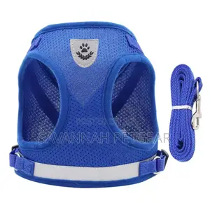 Polyester Mesh Dog Harness Leash Set (Xs,S,M,L,Xl)