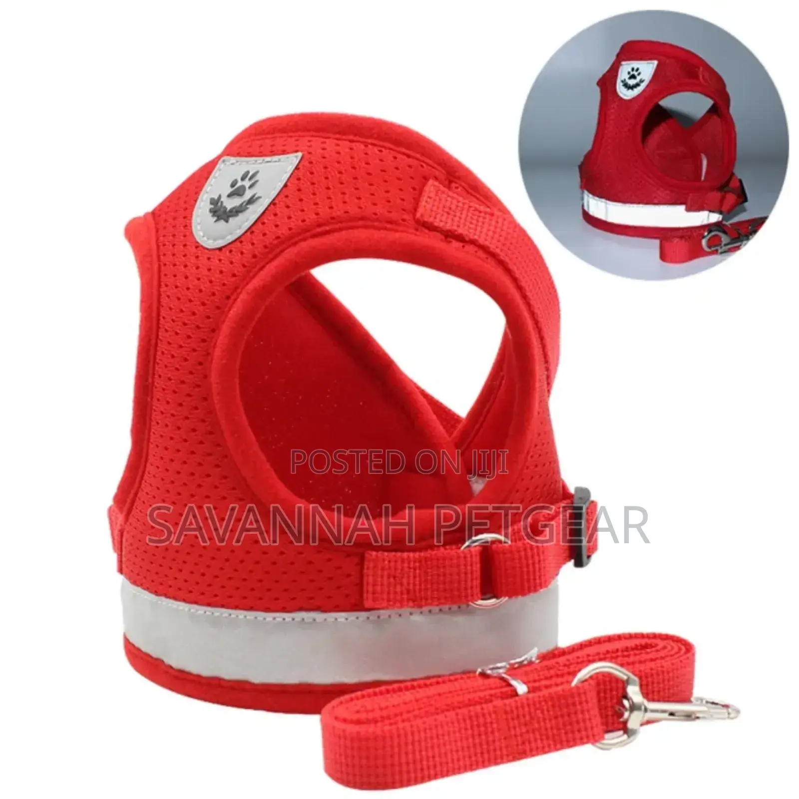 Polyester Mesh Dog Harness Leash Set (Xs,S,M,L,Xl)