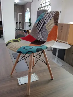 Multicolored Armless Eames Chair
