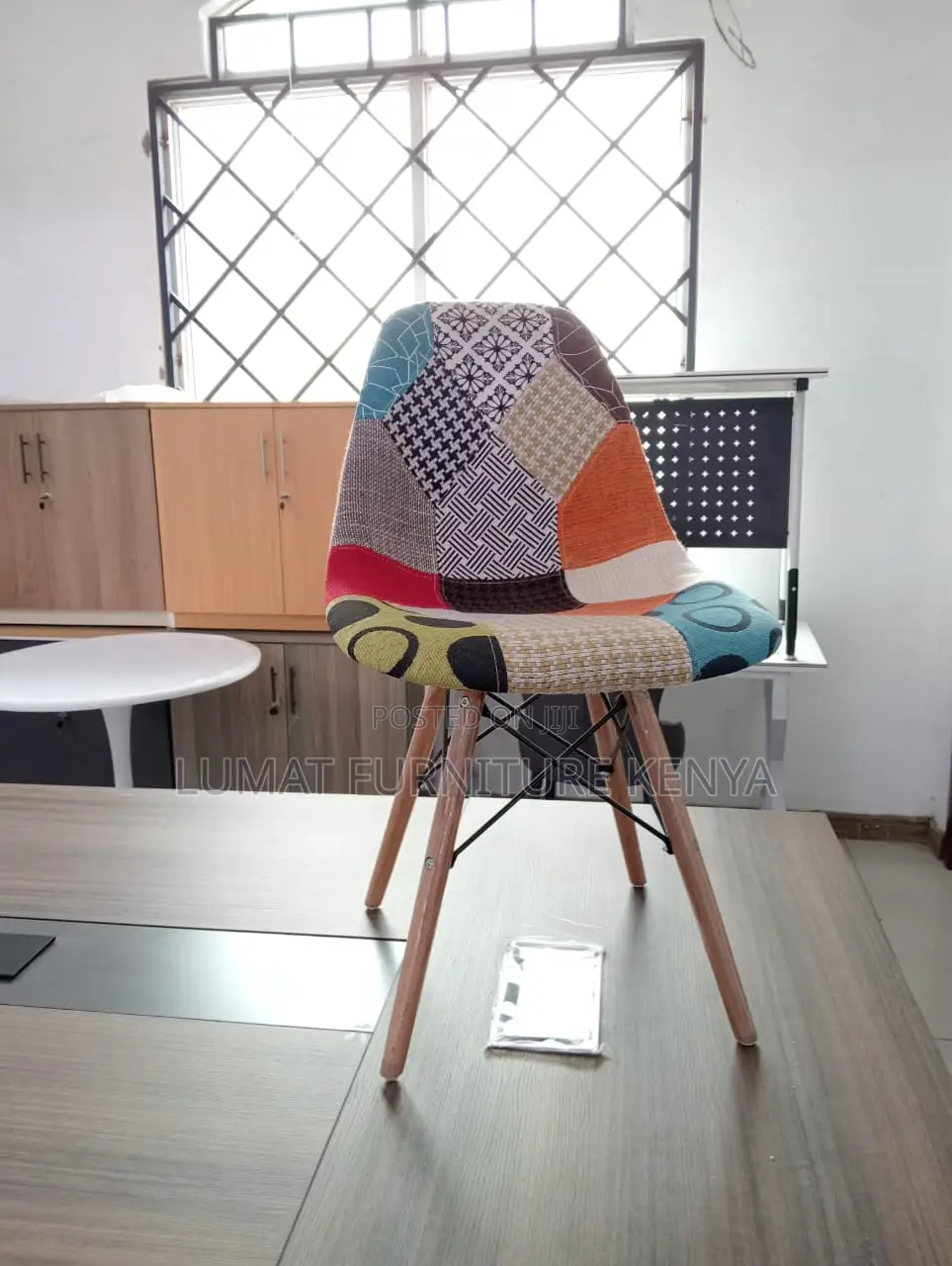 Multicolored Armless Eames Chair