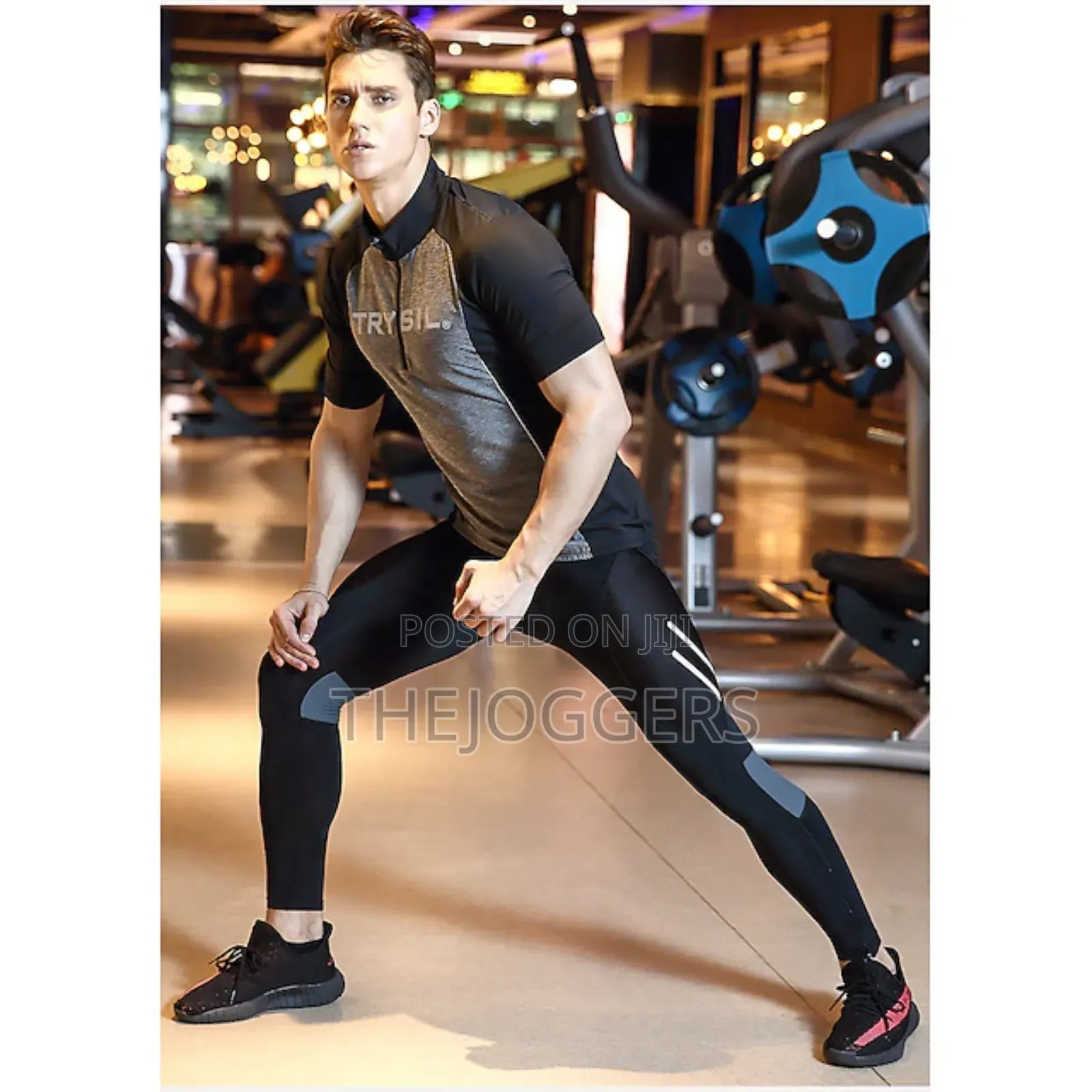 Reflective, Breathable 4d Padded Compression Cycling Long Tights