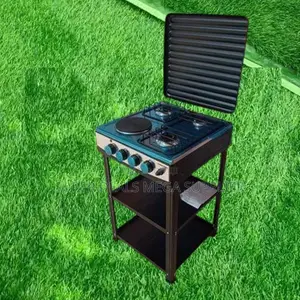 Eurochef 3 Gas 1 Electric Standing Cooker With Extra Storage Shelves