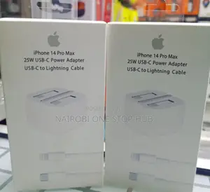 25w Usb-C Quick Charger Lightning Cable Combo for Apple Devices