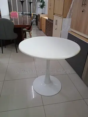 Eames-Style Round Dining Table