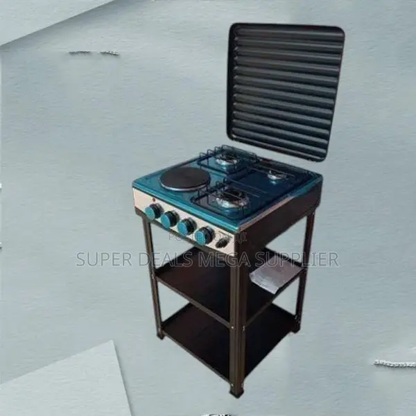 Durable and Efficient Eurochef 3 Burner Gas Cooker With Shelves