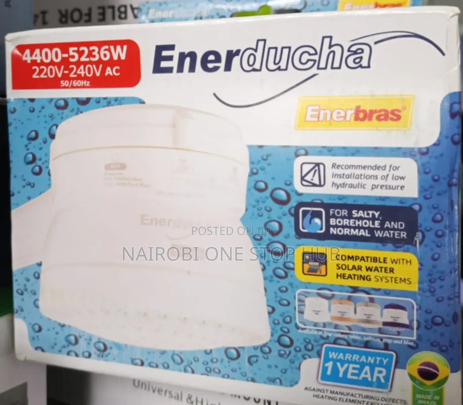 Enerducha Water Heater Shower