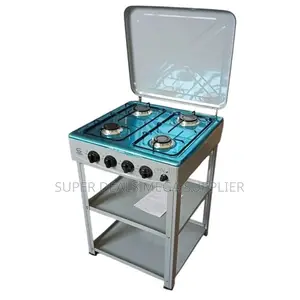 Eurochef Standing Full Gas Cooker With Shelves Energy Efficient
