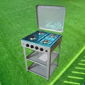 Eurochef High Quality Full Gas Standing Cooker With Storage Shelves