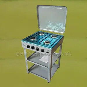 Eurochef Standing Gas Cooker With Shelves Stylish Compact Range