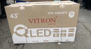 Vitron 43" Inch Qled Tv FHD Smart Android Tv