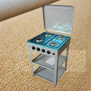 Eurochef Standing Gas Cooker With Sturdy Shelves for Everyday Cooking