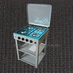 Eurochef Standing Gas Cooker With Storage Shelves for Modern Kitchens