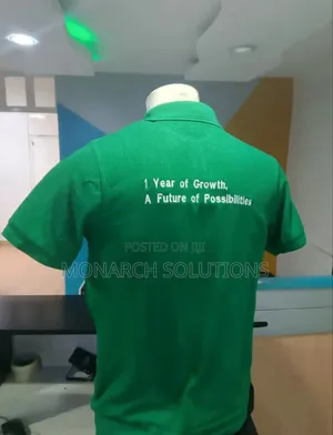 Green Polo Tshirt / Custom Embroidery