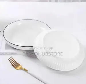 Japanese ‘8’ Inch Big Dinner Plates – 6pcs Premium Ceramic Set
