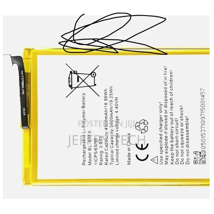 Replacement Battery for Infinix Smart 5 (X657)