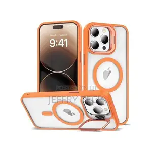 Magnetic Case for iPhone 12 Pro Max With Camera Stand Shockproof Slim