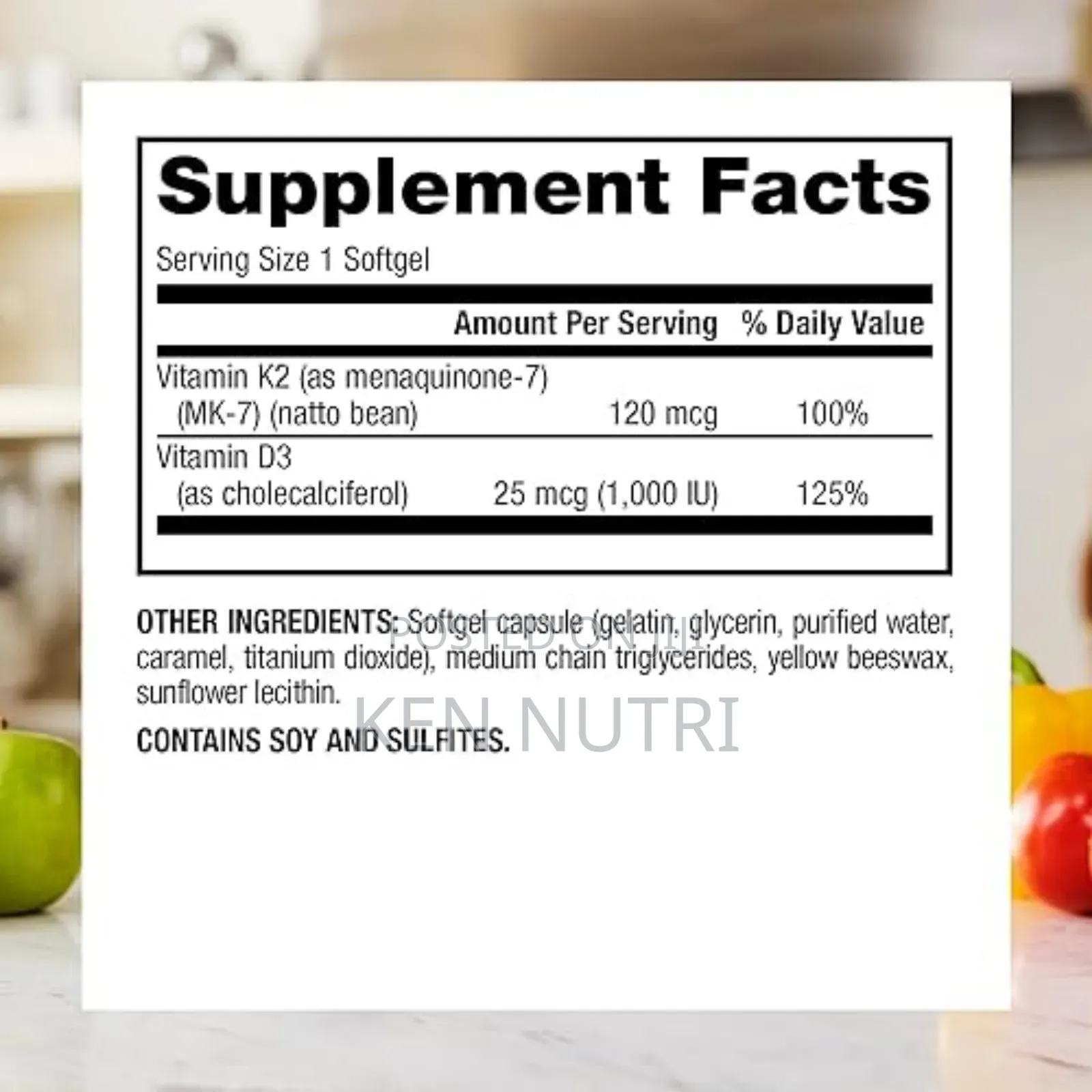 Webber Naturals + D3 120mcg/1000iu 30s