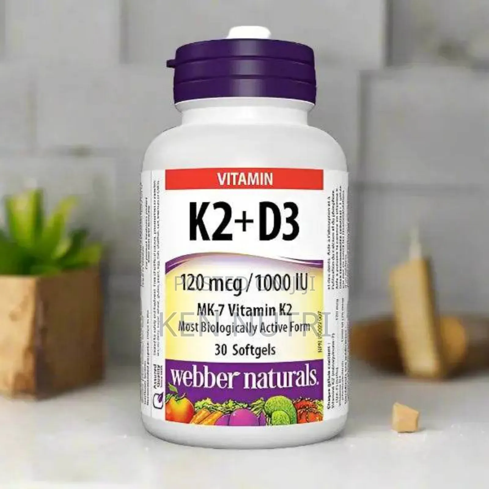 Webber Naturals + D3 120mcg/1000iu 30s