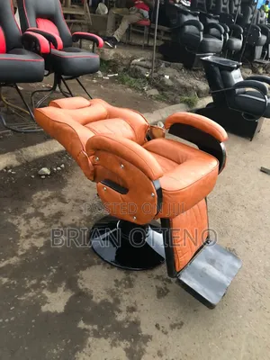 Adjusted, Leather Barber Chairs and Rotating