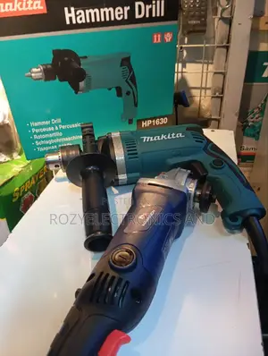 Makita Drill and Maxmech Grinder
