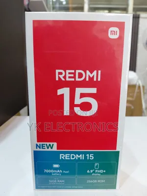 New Xiaomi Redmi 15 256 GB Black